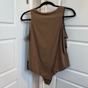 SKIMS Fits Everybody High Neck Thong Bodysuit in Oxide Size 4X